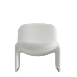 Fauteuil en tissu blanc Alky - Anonima Castelli - The Cool Republic
