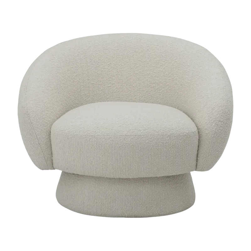 Fauteuil en tissu bouclé Ted - Bloomingville - The Cool Republic