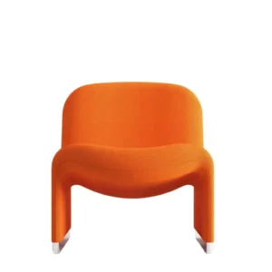Fauteuil en tissu orange Alky - Anonima Castelli - The Cool Republic