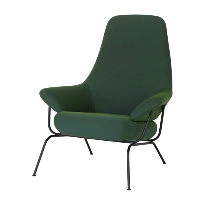 Fauteuil en tissu Peacock Hai - Hem - The Cool Republic