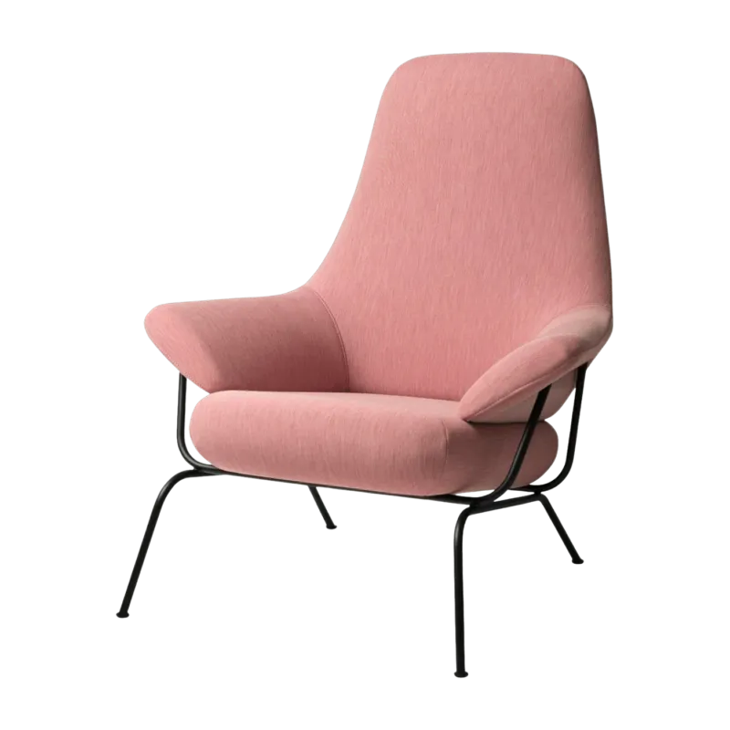 Fauteuil en tissu Pink Hai - Hem - The Cool Republic