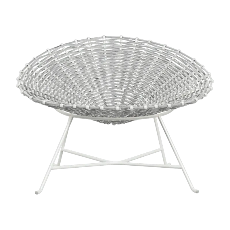 Fauteuil laqué blanc Sweet 27 - Gervasoni - The Cool Republic