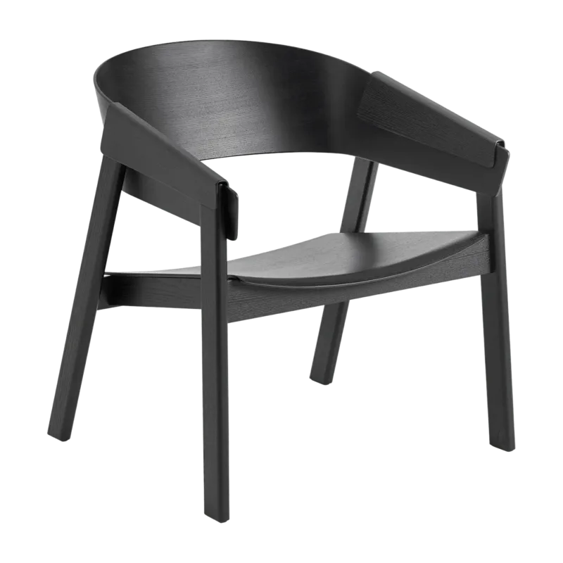 Fauteuil Lounge noir Cover - Muuto - The Cool Republic