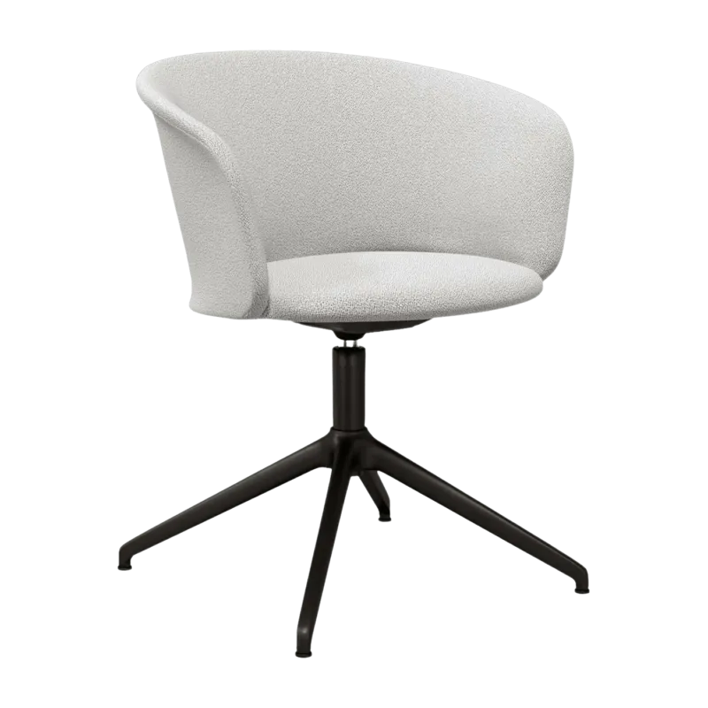 Fauteuil Porcelain et piètement noir Kendo - Hem - The Cool Republic