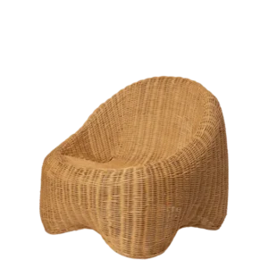 Fauteuil pour enfant en rotin tressé naturel Willora - Ferm Living - The Cool Republic