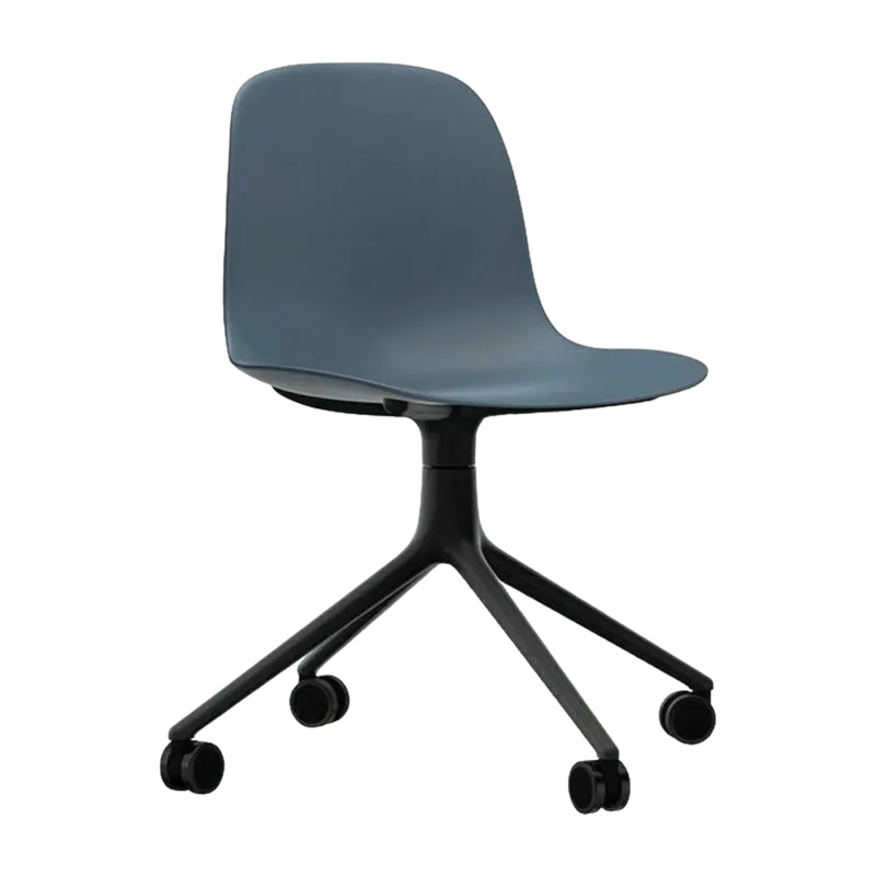 Form Chair Swivel 4W Black Alu - Normann Copenhagen - The Cool Republic