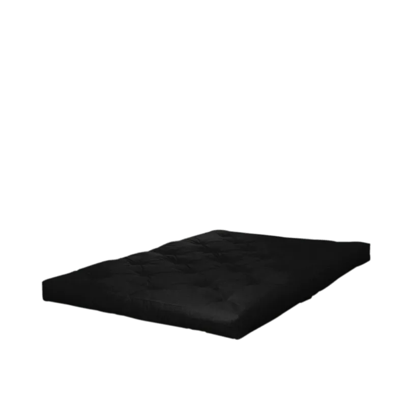 Futon basique en coton noir 160x200cm - Karup Design - The Cool Republic