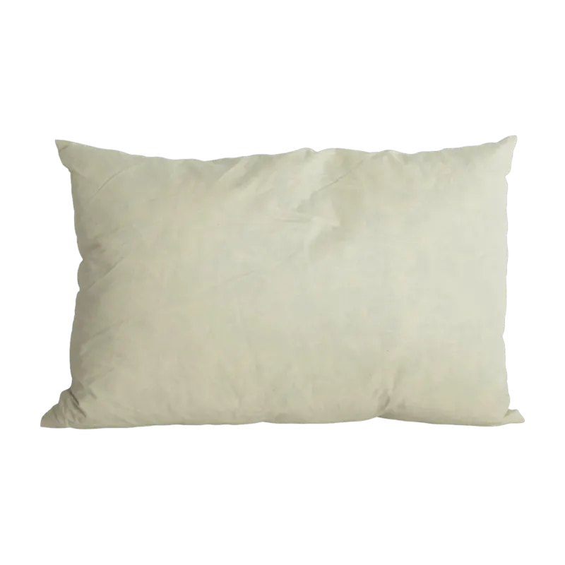 Garnissage de coussin 40 x 60 cm en coton blanc et plumes d'oies - House Doctor - The Cool Republic