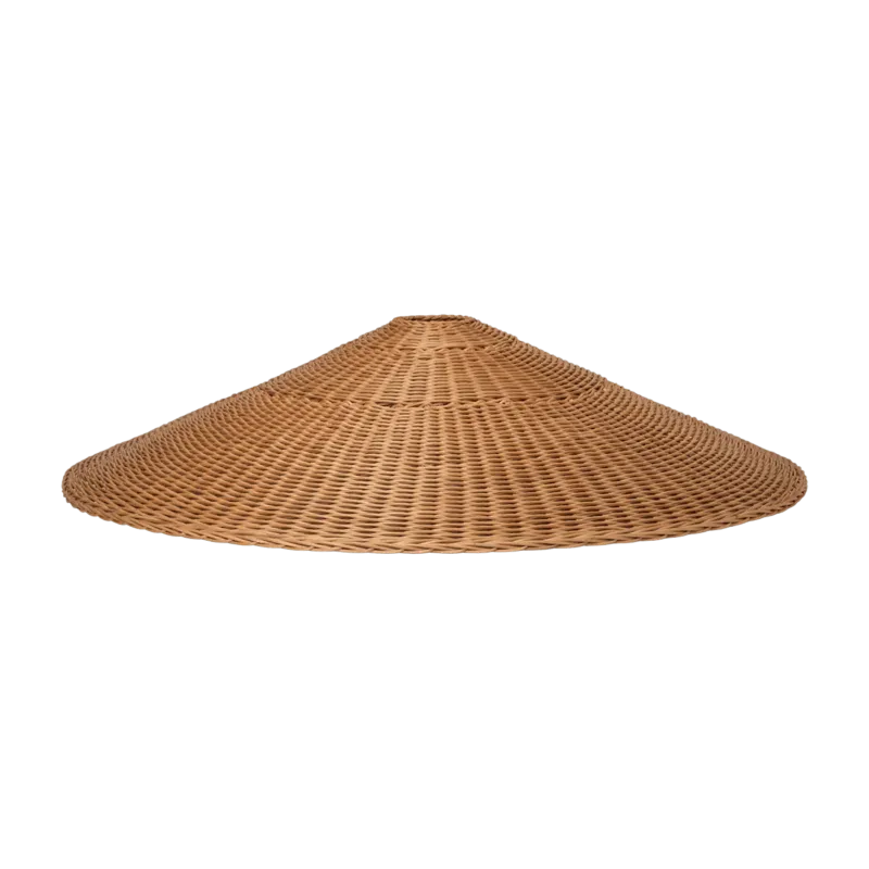 Grand abat-jour en rotin naturel 90 x 21 cm Dou - Ferm Living - The Cool Republic
