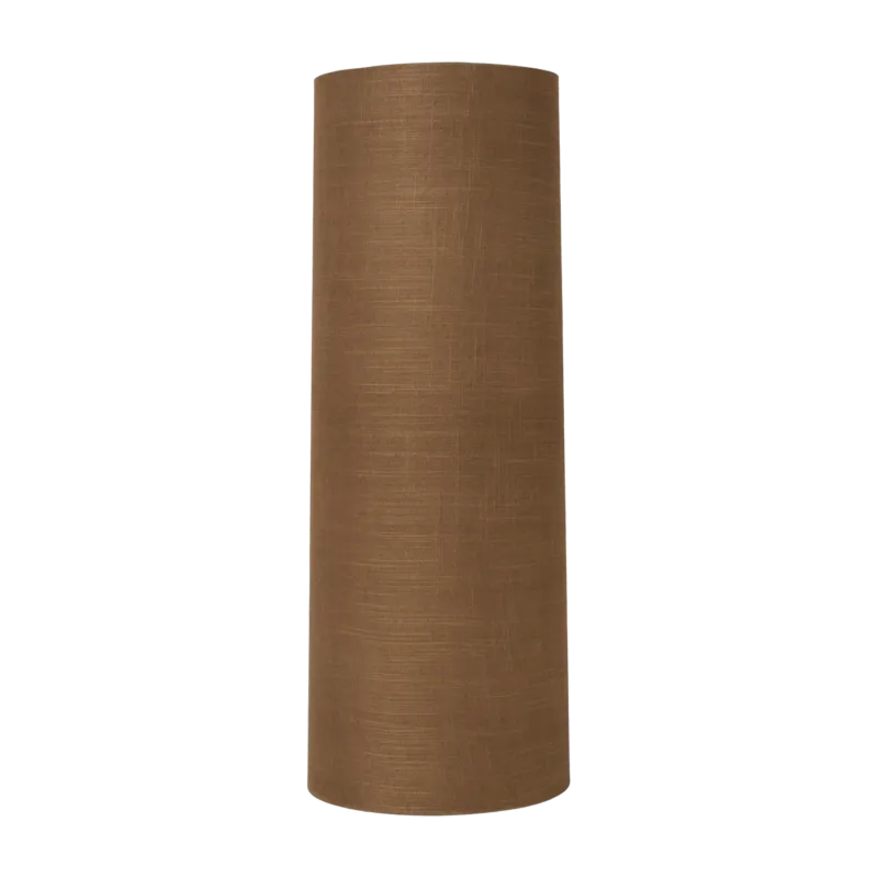 Grand abat jour en tissu marron Hebe - Ferm Living - The Cool Republic