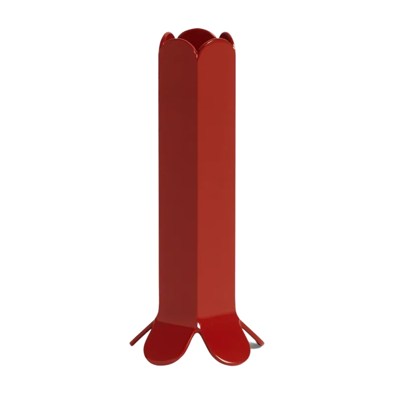 Grand bougeoir en zinc rouge Arcs Candleholder - Hay - The Cool Republic