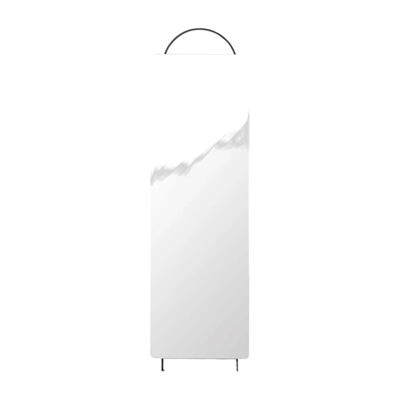 Grand miroir en fer noir 45 x 159 cm Adorn - Ferm Living - The Cool Republic