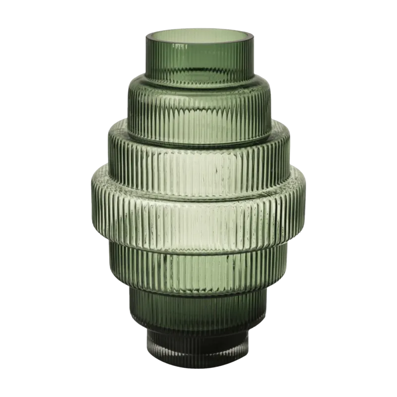 Grand vase en verre vert Steps - Pols Potten - The Cool Republic