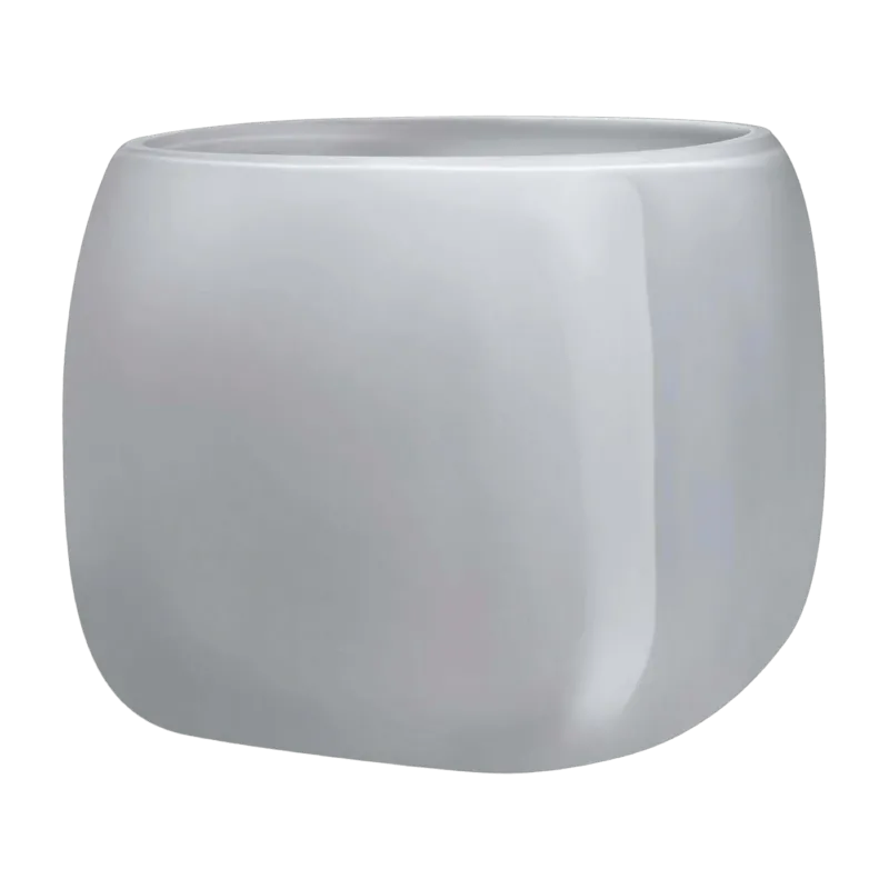 Grand vase gris Mono - Nude Glass - The Cool Republic