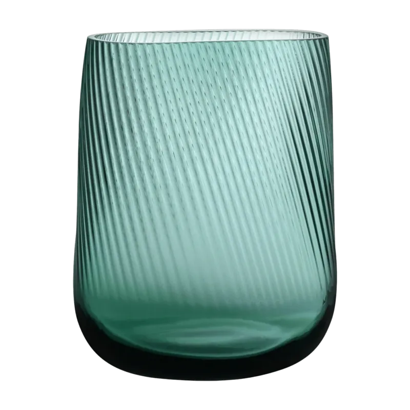 Grand vase vert Opti- Nude Glass - The Cool Republic