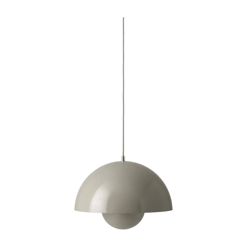 Grande suspension beige Flowerpot VP7 - &tradition - The Cool Republic