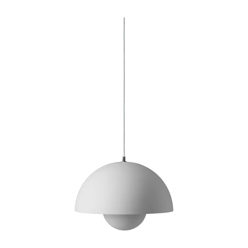 Grande suspension gris mat Flowerpot VP7 - &tradition - The Cool Republic