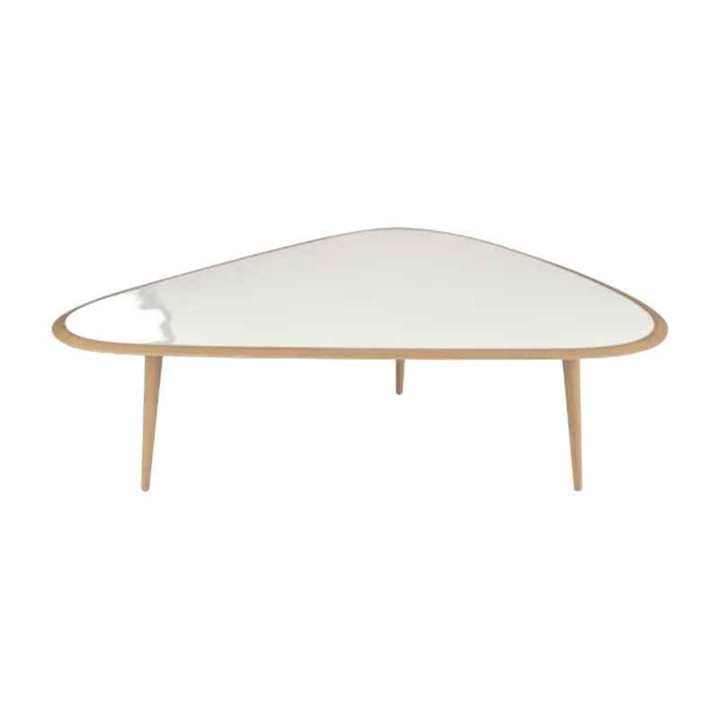 Grande table basse blanche Fifties - RED Edition - The Cool Republic