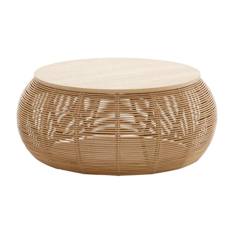 Grande Table basse en rotin Vivi - Vincent Sheppard - The Cool Republic