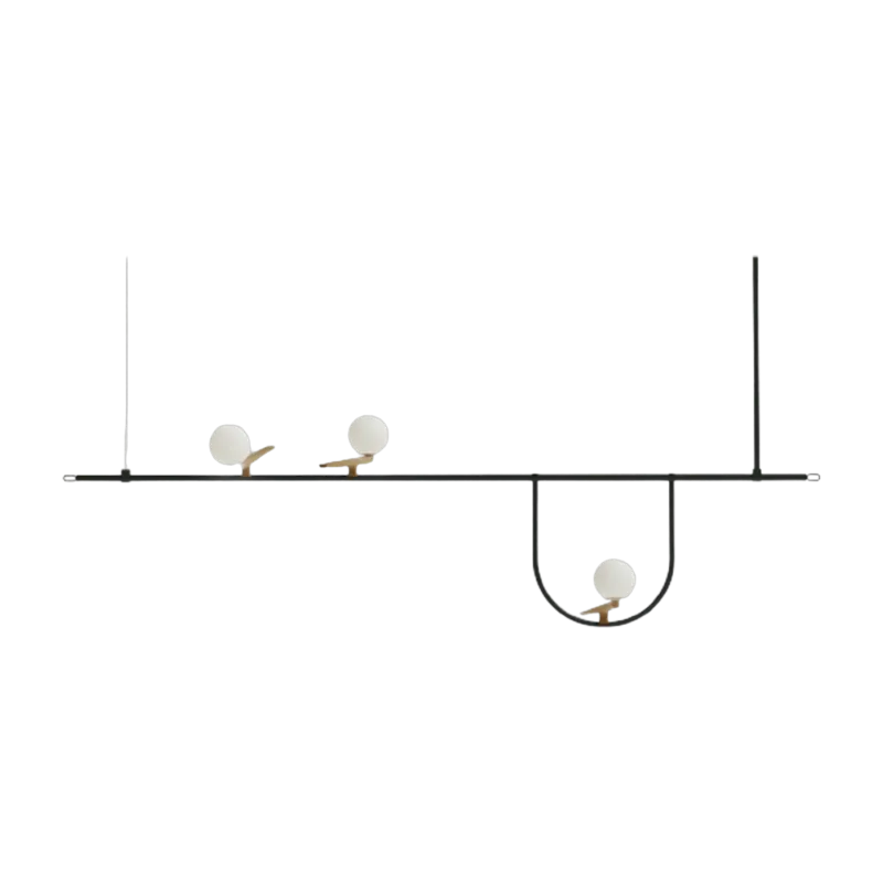 Haute suspension noire Yanzi - Artemide - The Cool Republic