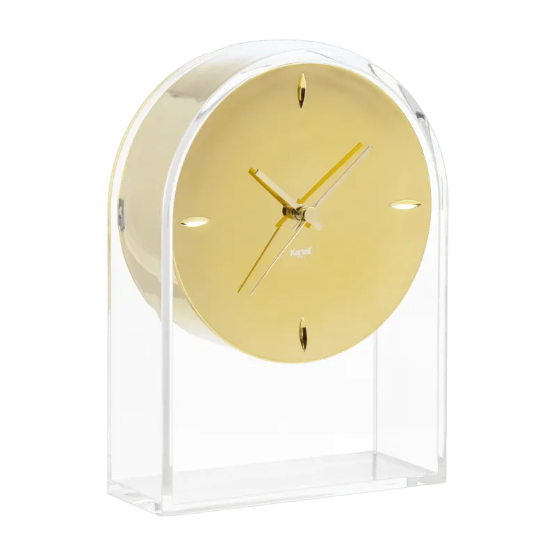 Horloge doré Air du temps - Kartell - The Cool Republic