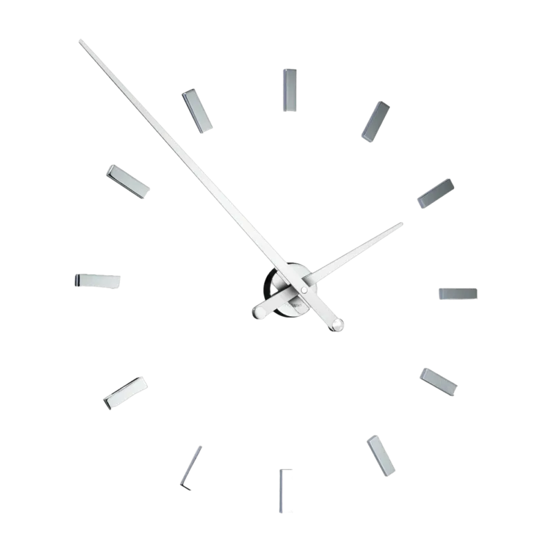 Horloge murale 12 signaux horaires aiguilles blanches Tacón L - Nomon - The Cool Republic