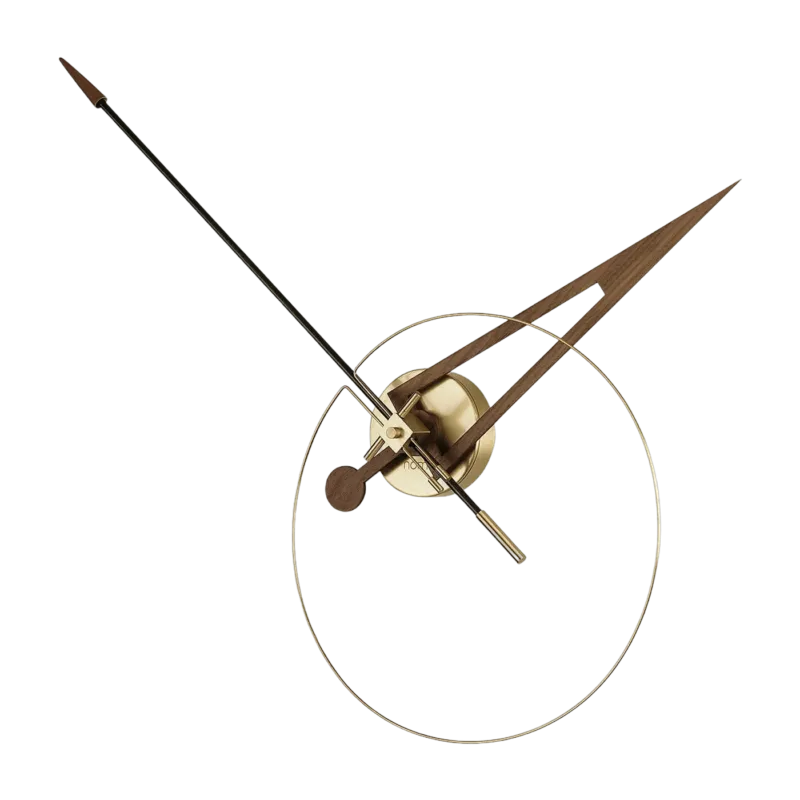 Horloge murale dorée Cris G - Nomon - The Cool Republic