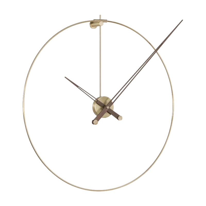 Horloge murale dorée New Anda G - Nomon - The Cool Republic