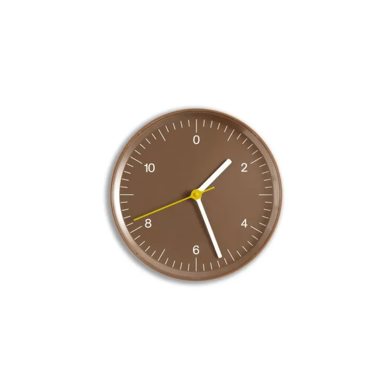 Horloge murale en métal marron 26,5cm - HAY - The Cool Republic