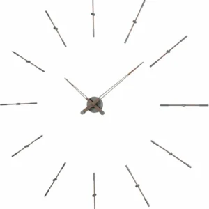 Horloge murale grise 12 signaux horaires 155 cm Merlín T - Nomon - The Cool Republic