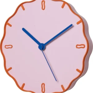 Horloge organique rose 21x3,5cm Margherita - WARREN ET LAETICIA - The Cool Republic