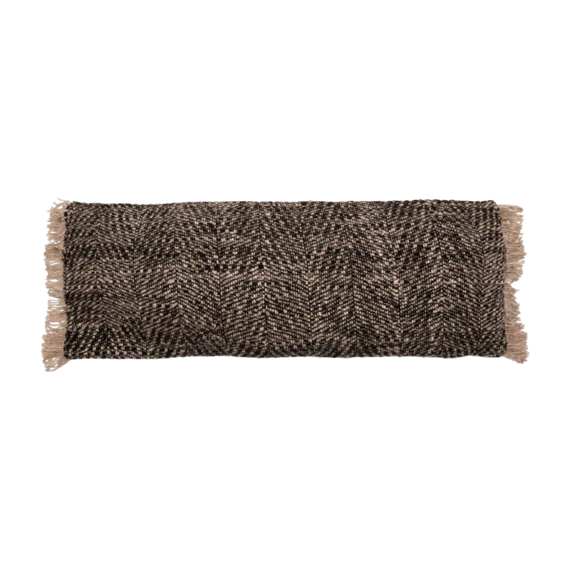 Housse de coussin 35 x 100 cm noir et cuivre Oh My Gee - Bazar Bizar - The Cool Republic