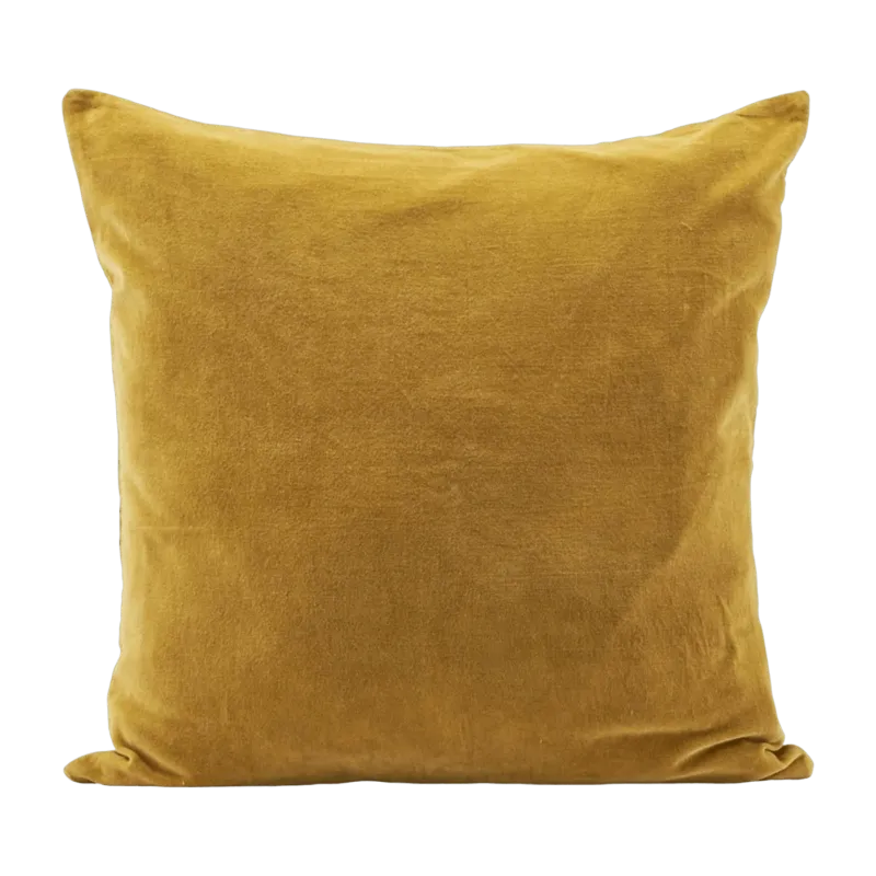 Housse de coussin en velours 60 x 60 cm Curry - House Doctor - The Cool Republic
