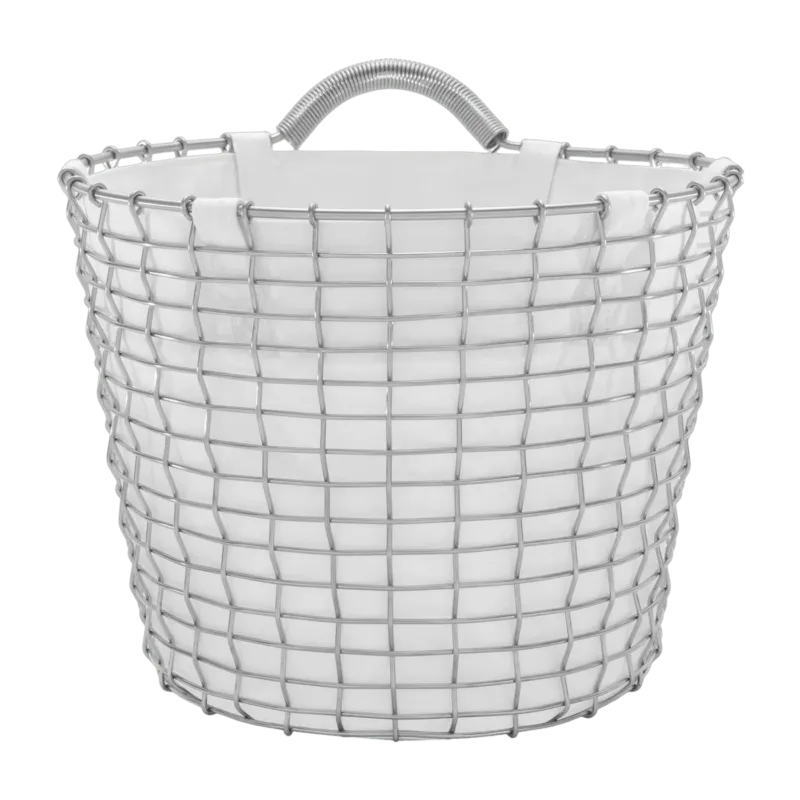 Housse en tissu blanc pour panier 24 L Basket Liner - KORBO - The Cool Republic