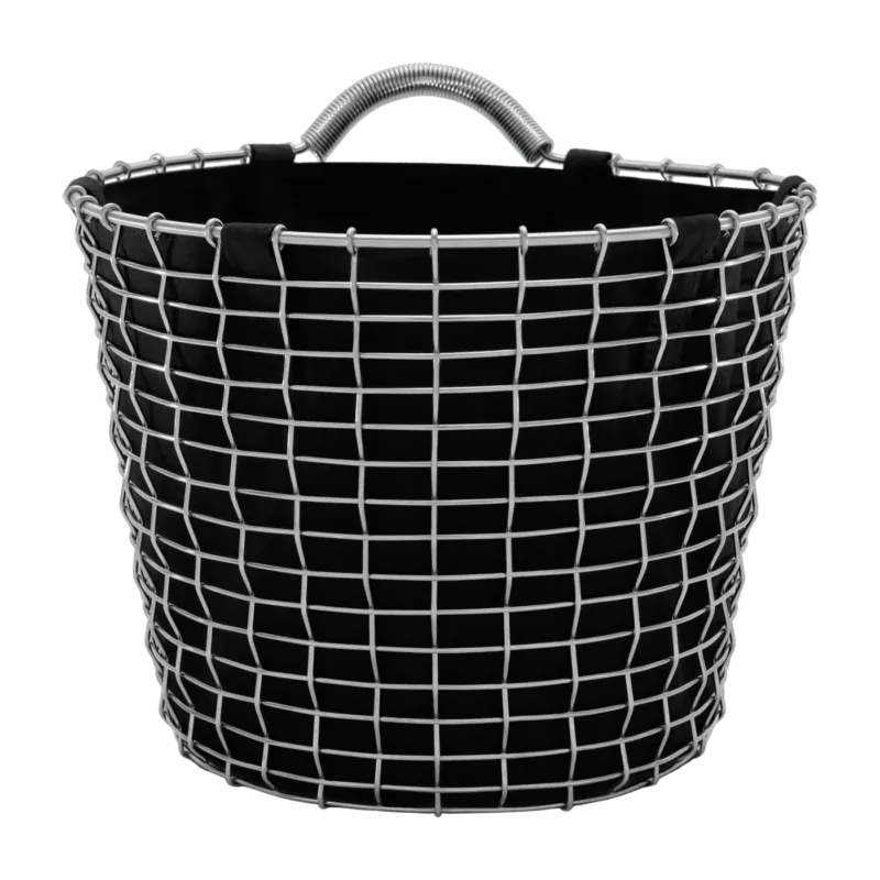 Housse en tissu noir pour panier 16 L Basket Liner - KORBO - The Cool Republic
