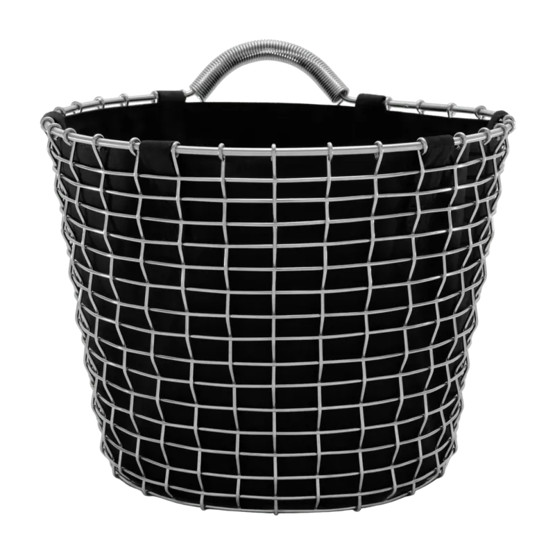Housse en tissu noir pour panier 24 L Basket Liner - KORBO - The Cool Republic