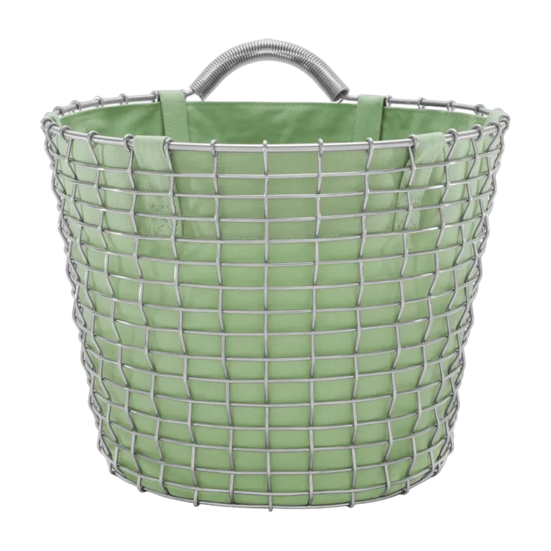 Housse en tissu vert pour panier 16 L Basket Liner - KORBO - The Cool Republic