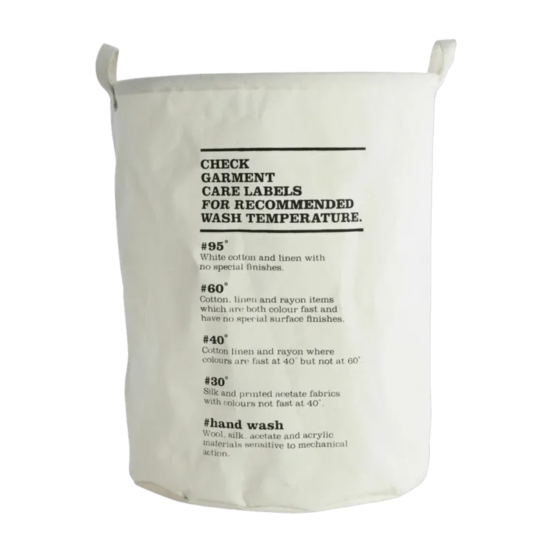 Instructions de lavage du sac à linge - House Doctor - The Cool Republic