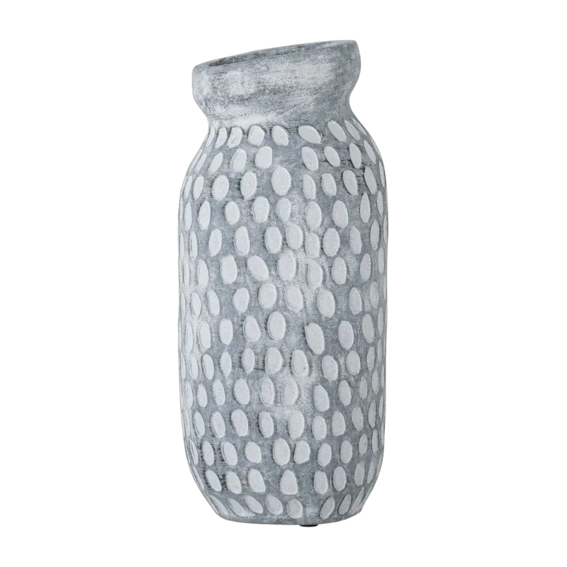 Jac Deco Vase Céramique Bleue - Bloomingville - The Cool Republic