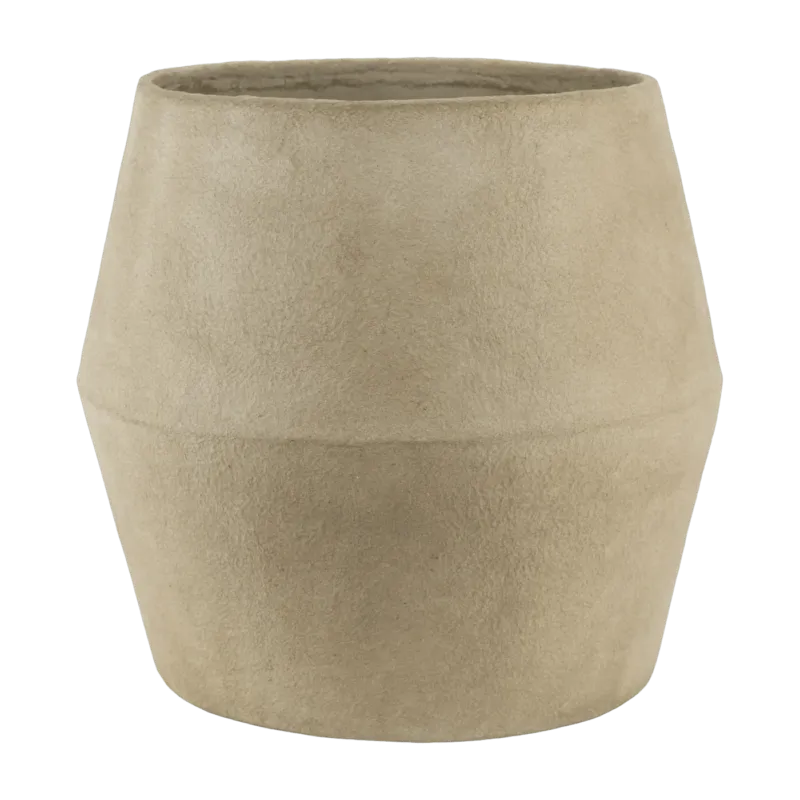 Jardinière en papier mâché beige 57 cm Earth - Serax - The Cool Republic