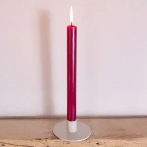 Kerzenständer | Kerzenhalter für Stabkerzen ORBI Grau + Kerze