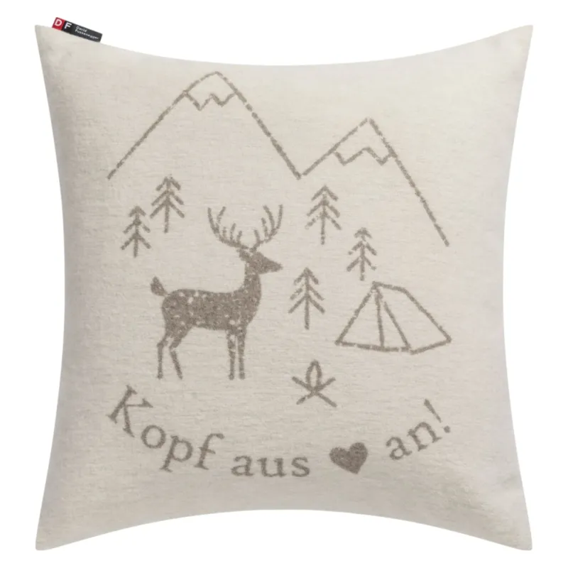 David Fussenegger SILVRETTA »Kopf aus« Kissenhülle – Wolle