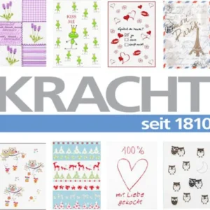 Kracht Halbleinen Geschirrtuch 50x70 Motiv