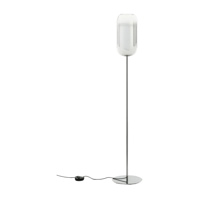 Lampadaire argenté Gople - Artemide - The Cool Republic