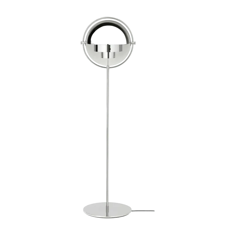 Lampadaire chromé Multi-Lite - Gubi - The Cool Republic