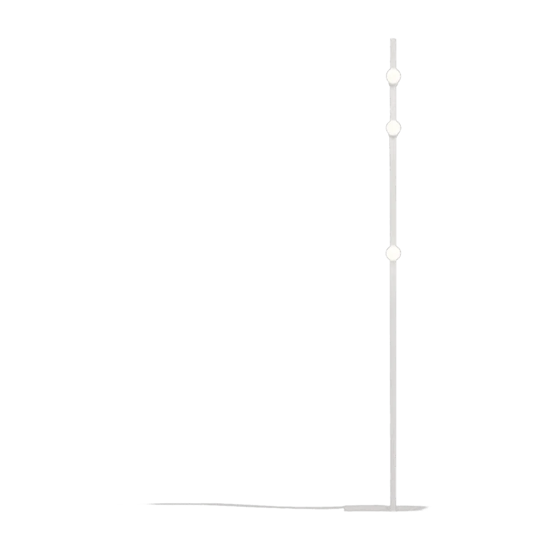Lampadaire en acier blanc Dot - Lambert & Fils - The Cool Republic