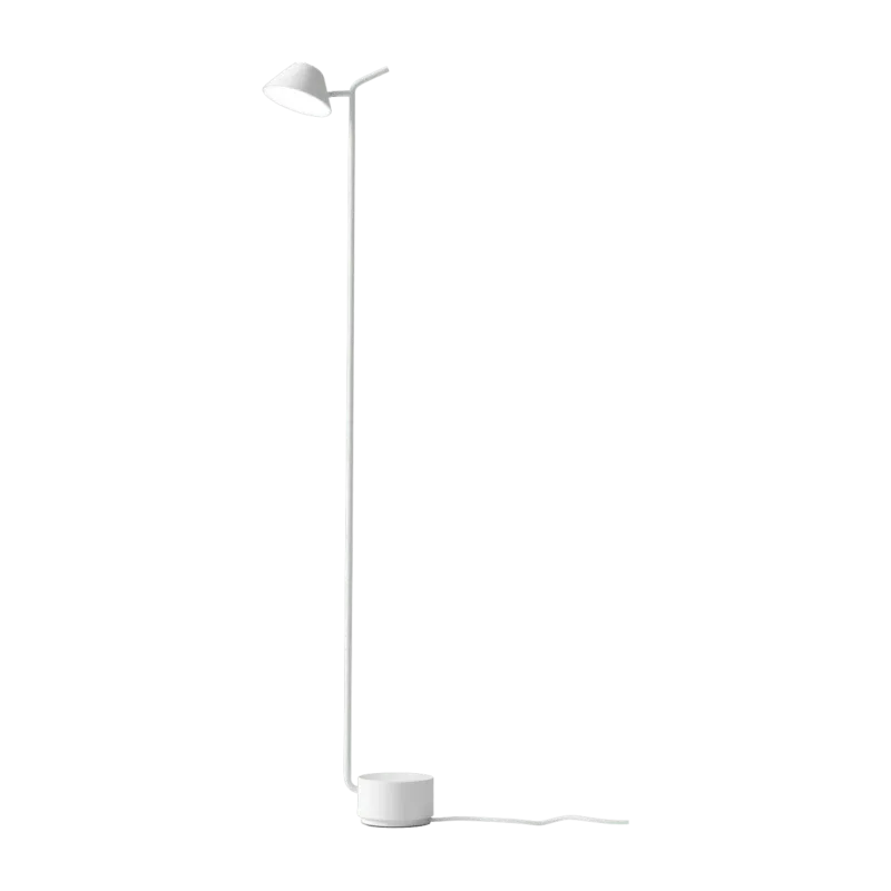 Lampadaire en acier blanc Peek - Audo - The Cool Republic