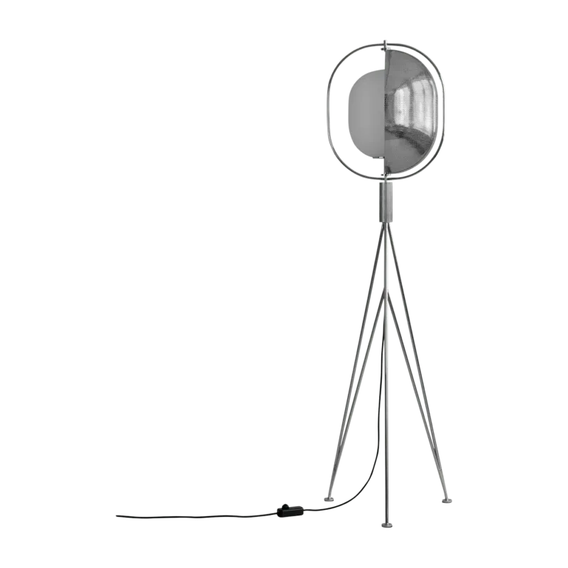 Lampadaire en acier chromé 40x39x140cm Pearl - 101 COPENHAGEN - The Cool Republic
