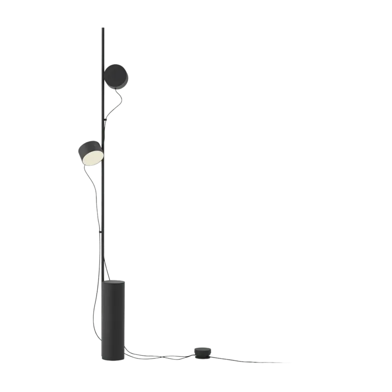 Lampadaire en acier noir Post - Muuto - The Cool Republic
