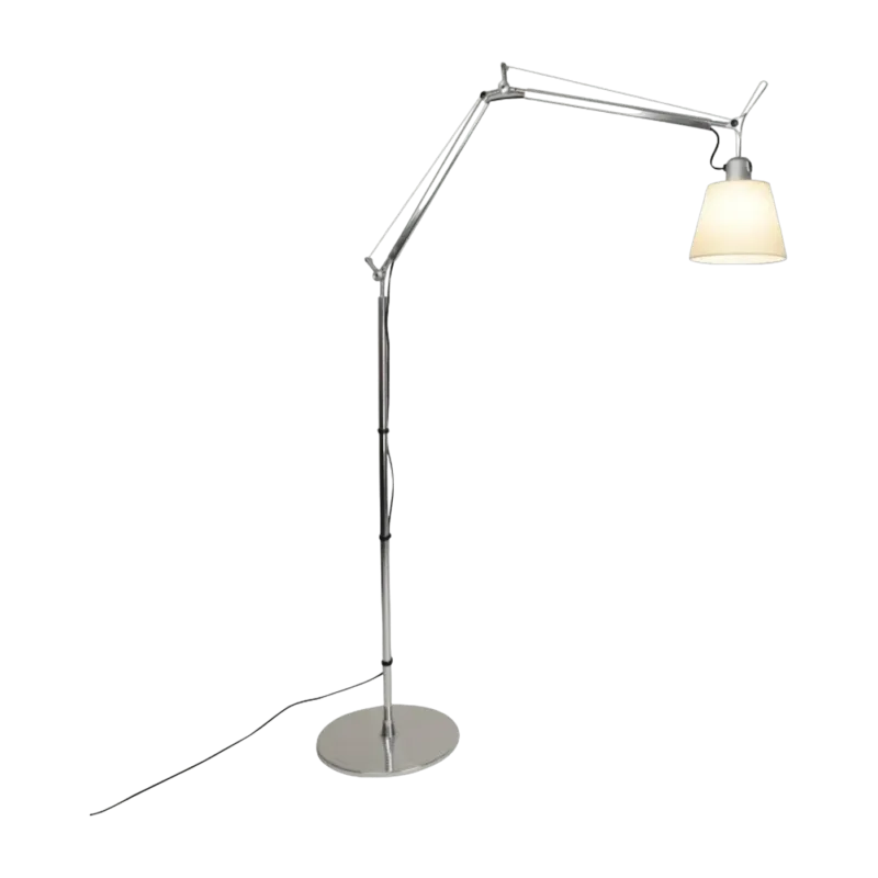 Lampadaire en aluminium et parchemin naturel Tolomeo - Artemide - The Cool Republic